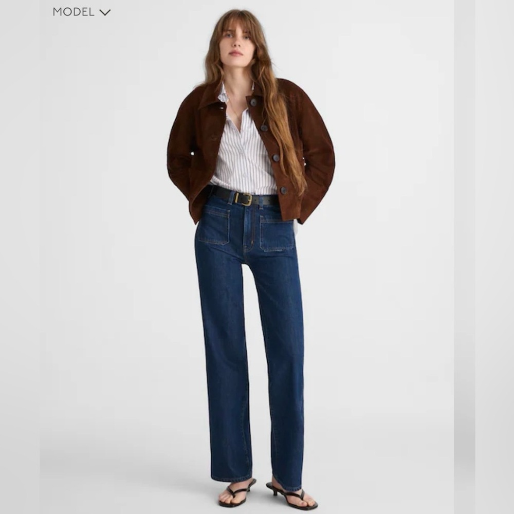 Madewell The Cleo Straight Jean size 29 NWT 100% cotton